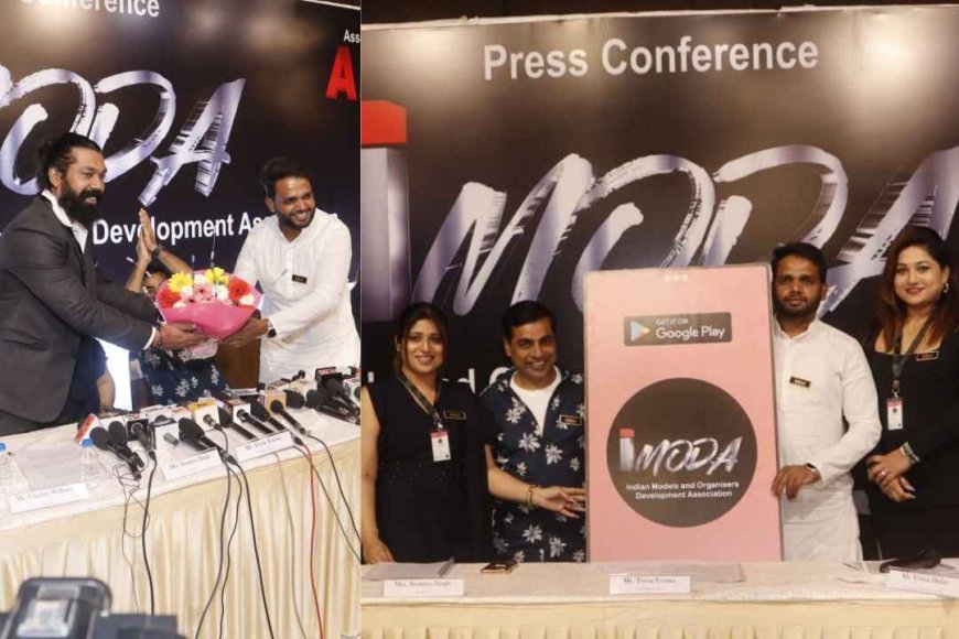 Actor Titu Verma and transgender actor Ganga launched the app of IMODA