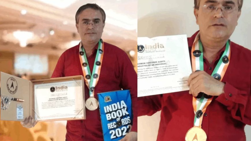 CA (Dr.) Shankar Ghanshyamdas Andani’s name entered in India Book of Records.