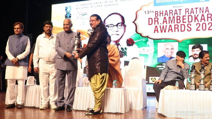 Pioneering Astrologer in India Dr. Sridev Shastri Honored by President Ramnath Kovind.