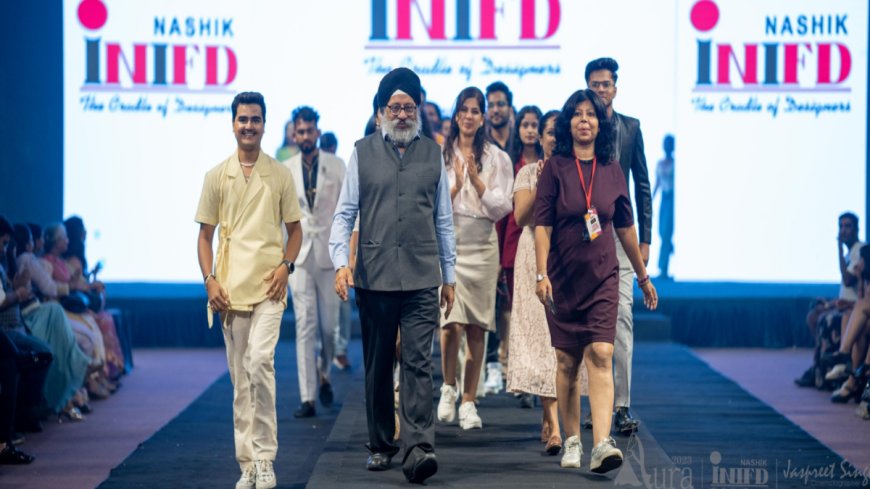 Aura 2023' fashion show 8th edition organized by INIFD Nashik!