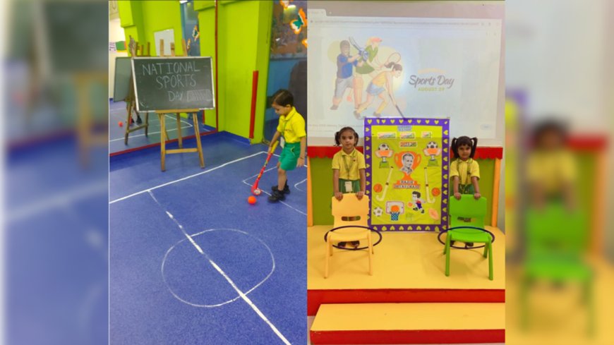 Makoons Play School Celebrates National Sports Day with Zeal in Mansarovar Park &amp; Vaishali Sector-3!