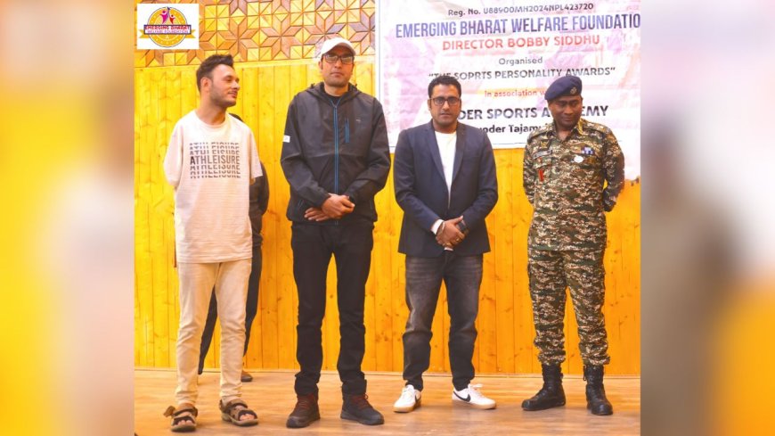 Emerging Bharat Welfare Foundation (Bobby Siddhu) and Tajamul Islam hosted an event in Bandipora, J&amp;K.