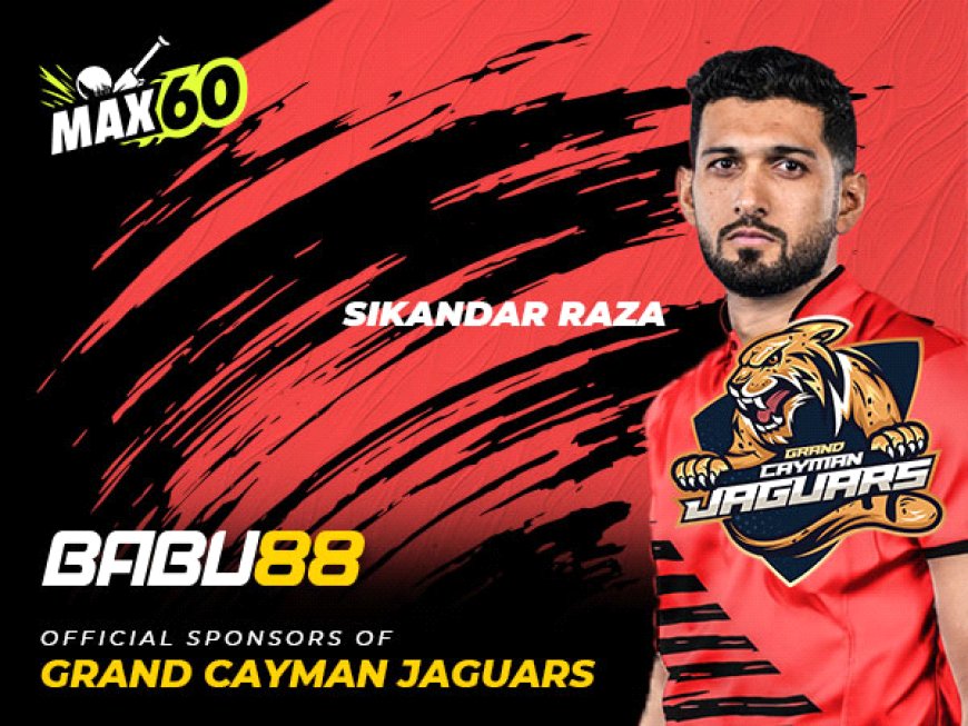 BABU88 Partners with Grand Cayman Jaguars to Sponsor Max60 Caribbean League 2024