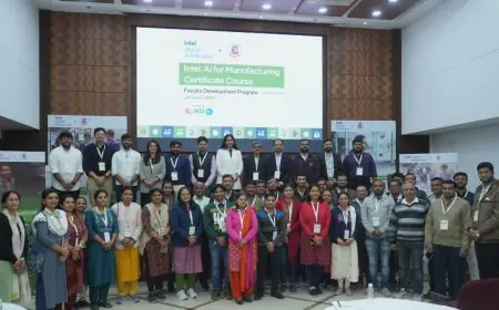 Intel India, GTU organise Faculty Development Programme on AI for Manufacturing