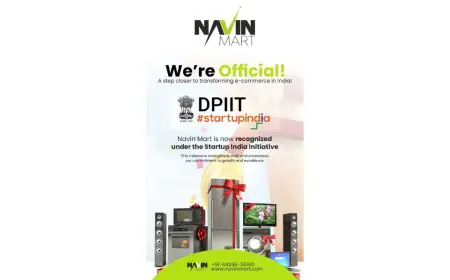 Navin Mart Achieves Milestone, Recognized Under Startup India Mission to Transform E-Commerce