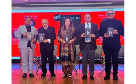 Legal Expert Sunil Kumar Pathak’s book Legal First Aid released at India International Centre