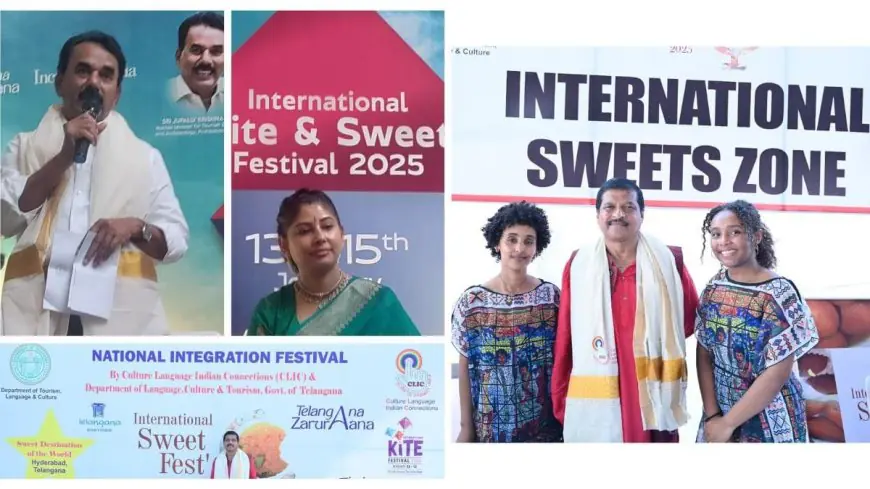 Unity in Diversity at the International Sweet Festival organised by Telangana Govt