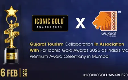 Gujarat Tourism Takes Center Stage at the Iconic Gold Awards 2025