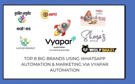 Top 8 Big Brands Using WhatsApp Automation and Marketing via Vyapar Automation