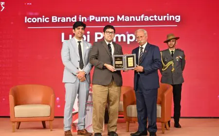 Lubi Pumps honoured as Iconic Brand in Pump Manufacturing