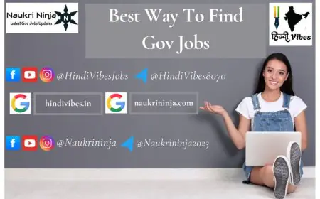 Government Jobs in India: How to Find the Best Opportunities with NaukriNinja.com and HindiVibes.in