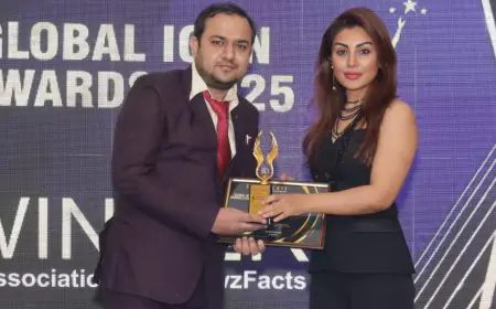 Seospidy CEO Rahul Sharma Honored with Digital Excellence Award 2025 at Global Icon Awards Ceremony