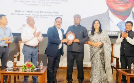 IAS Officer Dr. Heera Lal Honored with Impact Beyond Measure CSR Award at Raj Bhavan, Goa