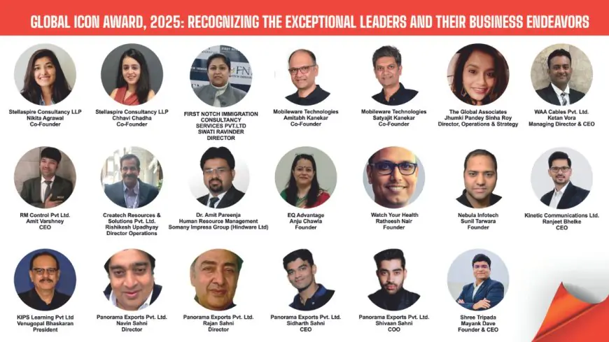 Global Icon Award, 2025: Recognizing the Exceptional Leaders and their Business Endeavors