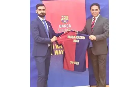 Barça Academy back in India