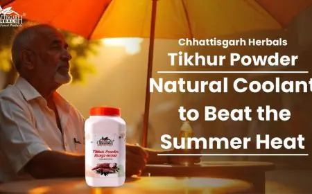 Chhattisgarh Herbals Tikhur Powder- Natural Coolant to Beat the Summer Heat