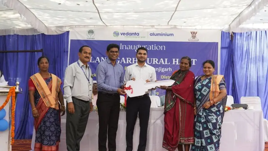 Lanjigarh Rural Haat: Kalahandi Collector dedicates 36 new shop rooms built by Vedanta and NABARD