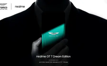 realme announces a 3-year licensing collaboration with Aston Martin Aramco F1 team