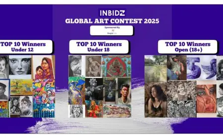InBidz Global Art Contest 2025 Announces Top 10 Winners in All Age Categories