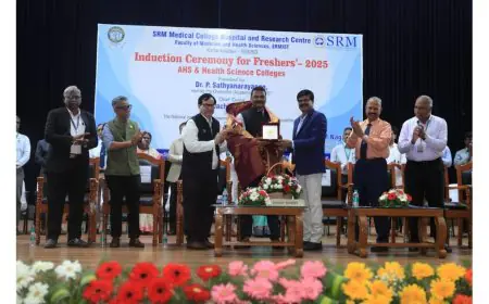 Collaboration, Not Competition, SRMIST Welcomes 1,500+ Freshers to Health Sciences Programs