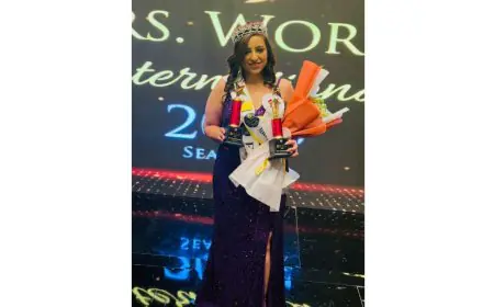 Fatemeh Amirbeygi Crowned Mrs. World Peace 2025 and won the subtitle Goodwill Ambassador (Ravishing) at Mrs. World International Season 3