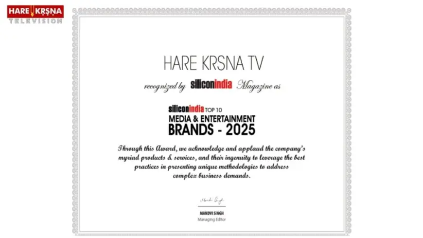 Hare Krsna TV: A 24×7 Spiritual Channel Touching Millions of Hearts