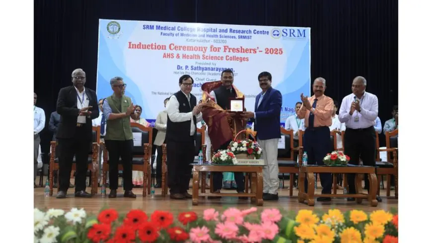 Collaboration, Not Competition, SRMIST Welcomes 1,500+ Freshers to Health Sciences Programs