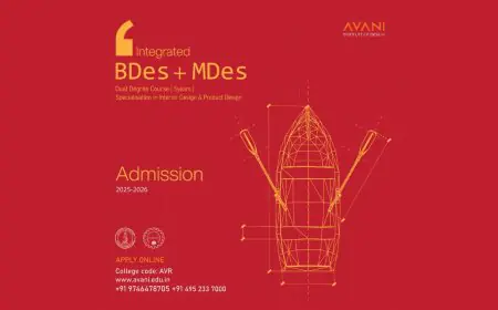 Avani Institute of Design Introduces 5 Year Integrated B.Des–M.Des Dual Degree Program