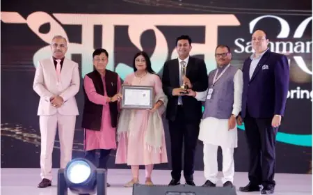 Sameen Hasan Honoured with “Bharat Samman 2025” for Exemplary Social Service