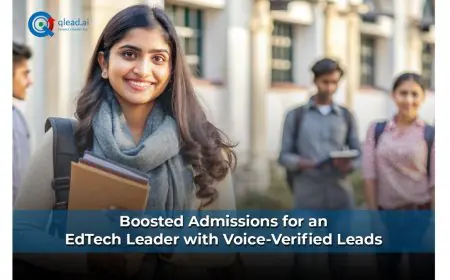 How QLead.ai Boosted Admissions for an EdTech Leader with Voice-Verified Leads