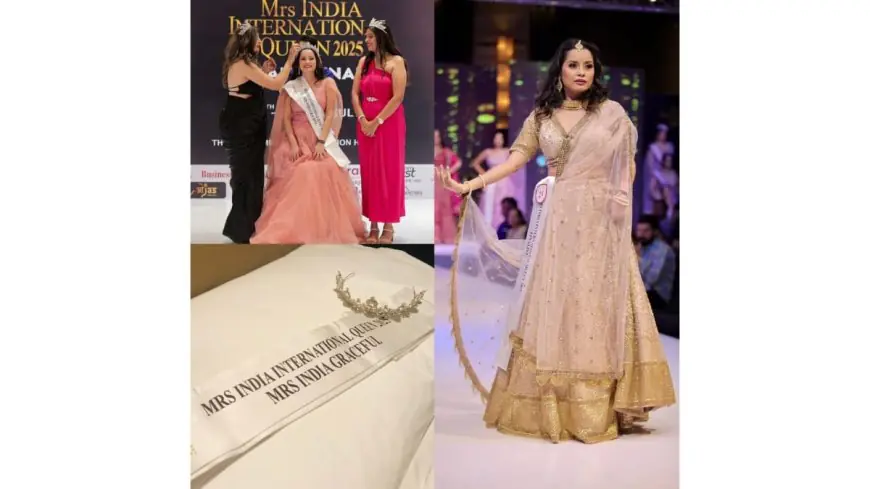 Bangalore’s Koyel Giri Crowned ‘Mrs. India Graceful 2025’ Title Winner at Mrs. India International Queen