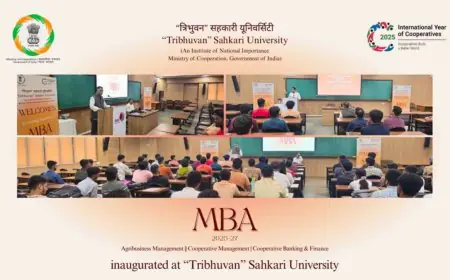 History Created in Anand, Gujarat: The “Tribhuvan” Sahkari University Inaugurates Cohorts of Three New MBA Programs