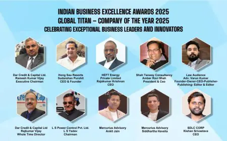 Shaping the Future: Indian Business Excellence Awards 2025 & Global Titan – Company of the Year