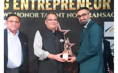 CS Sumit Ghai Honoured with Young Entrepreneur Award 2025