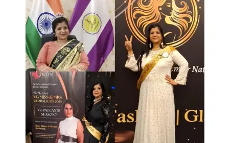 Dr. B. Sujatha Shines as VG Mrs. India Empress 2025 – A Queen of Balance & Inspiration