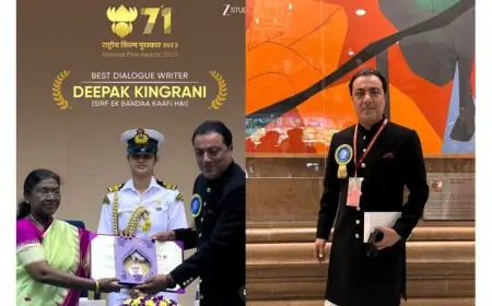 Deepak Kingrani receives National Film Award 2023 for Best Screenplay (Dialogue), highlighting craft and collaboration in Sirf Ek Bandaa Kaafi Hai