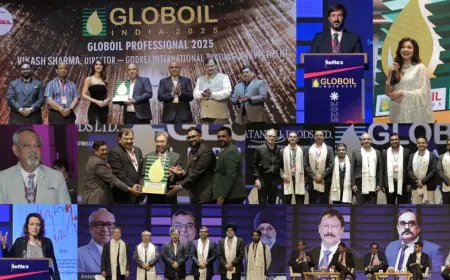 Bhagyashree & Vaani Kapoor Dazzle at Globoil India 2025 Awards Evening