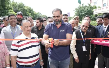 Yusuf Pathan inaugurates the 37th center of Cricket Academy of Pathans (CAP) in Ajmer (Rajasthan)