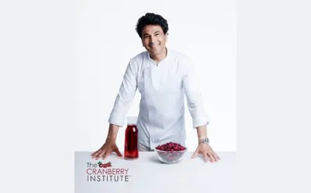 Michelin-Star Celebrity Chef Vikas Khanna is the new face of US Cranberries!