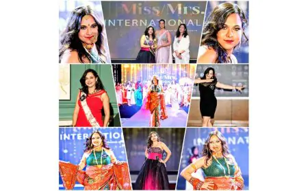 Mrs. International Photogenic Title Awarded to Mrs. Komal Joshi