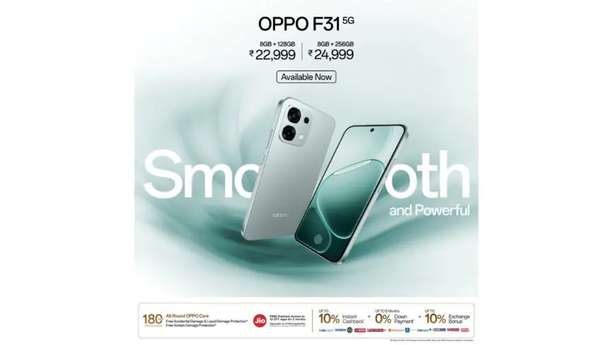 Celebrate the Festive Season with the All-New OPPO F31 5G – Available Nationwide from September 27 at INR 22,999