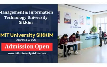 MIT University Sikkim Receives UGC Recognition, Management and Information Technology University Opens Admissions for UG, PG, and PhD Courses