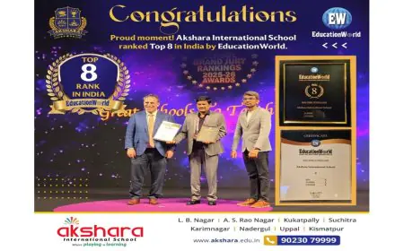 Akshara International School Ranked Among India’s Top Institutions for Excellence in Education