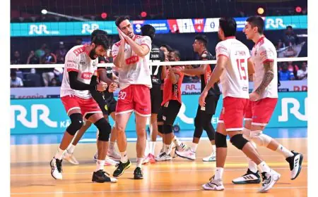 PVL 2025 Season 4 (Match 31): Kolkata Thunderbolts celebrate Diwali with 3–1 win over Hyderabad Black Hawks
