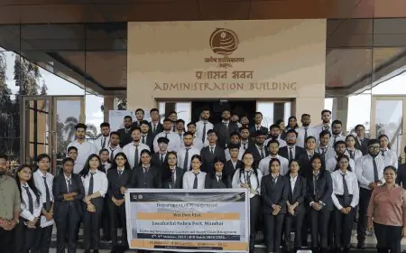 Experiential Learning in Action: Wet Port Visit at JNPT, Mumbai