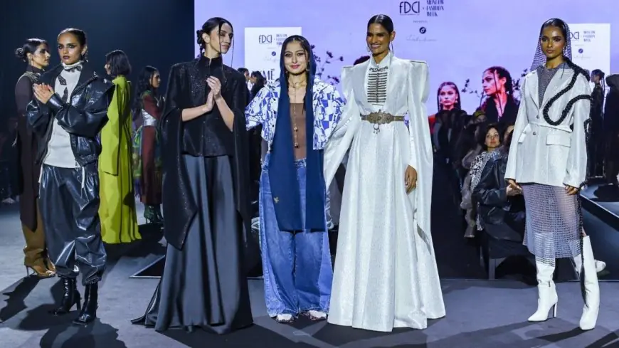 Where Cultures Collide: Lakmē Fashion Week X FDCI X Moscow Presented ‘Hatsibana’ By Fatima Shogenova