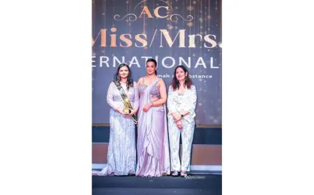 Umang Verma Crowned “Miss International – Miss Beauty With Brains” at Asherwaad Consultants Miss/Mrs International Woman of Substance 2025