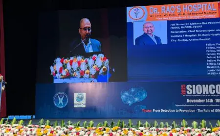 Dr. Mohana Rao Unveils India’s Largest 1008-Case IONM Study at SIONCON 2025