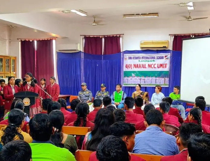 Vedanta Lanjigarh facilitates NCC induction at DAV Vedanta International School