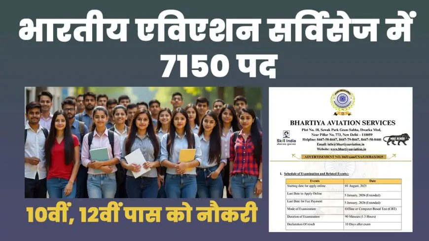 Bhartiya Aviation Services Recruitment for Airport Job: 7150 Jobs Up for Grabs